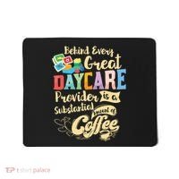 Childcare Provider Daycare Teacher Coffee Lover Drinker Mousepad thumb 0