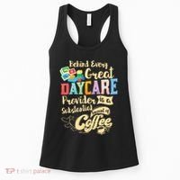 Childcare Provider Daycare Teacher Coffee Lover Drinker Women's Tank Top thumb 0