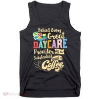 Childcare Provider Daycare Teacher Coffee Lover Drinker Tank Top thumb 0