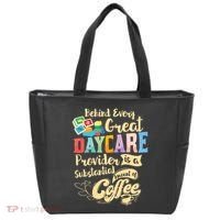 Childcare Provider Daycare Teacher Coffee Lover Drinker Tote Bag thumb 0