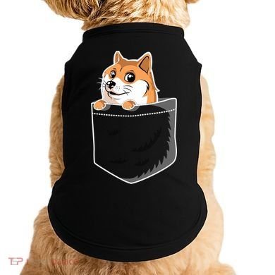 Cute Pocket Dog Design Doggie Tank