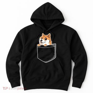 Cute Pocket Dog Design Hoodie