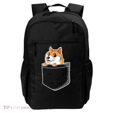 Cute Pocket Dog Design Backpack