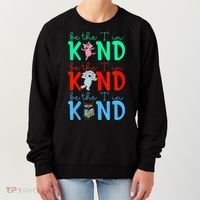 Cute Piggie Elephant Cat Motivational Kindness Quote Women's Sweatshirt thumb 0