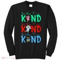 Cute Piggie Elephant Cat Motivational Kindness Quote Sweatshirt thumb 0