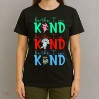 Cute Piggie Elephant Cat Motivational Kindness Quote T-Shirt thumb 4