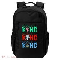 Cute Piggie Elephant Cat Motivational Kindness Quote Backpack thumb 0