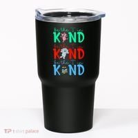 Cute Piggie Elephant Cat Motivational Kindness Quote Tumbler thumb 0
