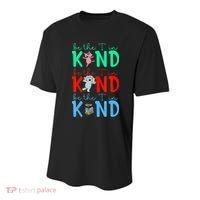 Cute Piggie Elephant Cat Motivational Kindness Quote Youth Performance Sprint T-Shirt thumb 0