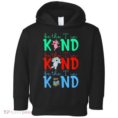 Cute Piggie Elephant Cat Motivational Kindness Quote Toddler Hoodie