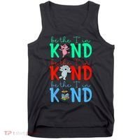 Cute Piggie Elephant Cat Motivational Kindness Quote Tank Top thumb 0