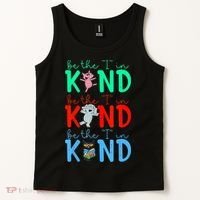 Cute Piggie Elephant Cat Motivational Kindness Quote Tank Top thumb 2