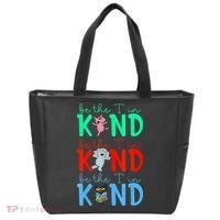 Cute Piggie Elephant Cat Motivational Kindness Quote Tote Bag thumb 0