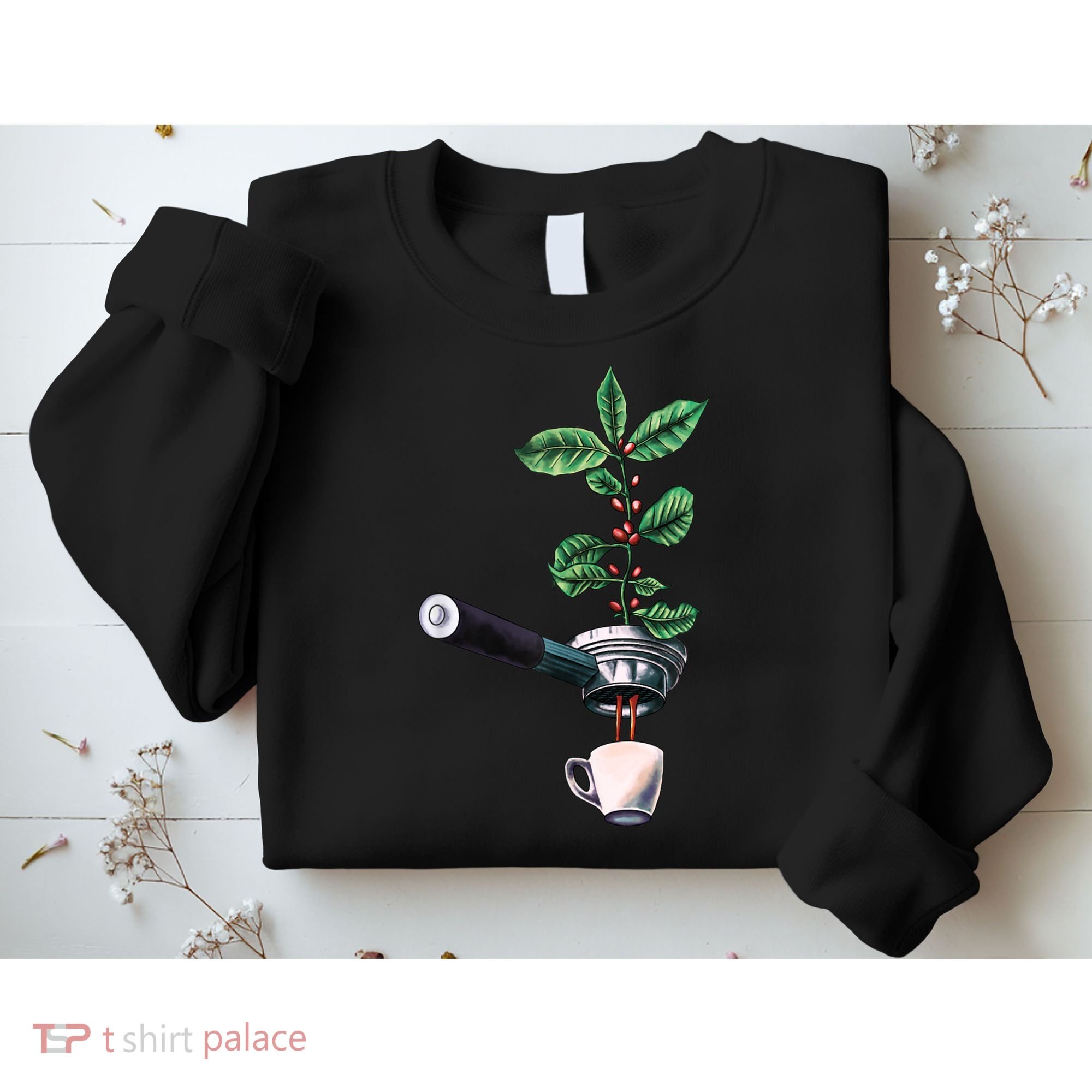 Coffee Plant Espresso Barista Sweatshirt