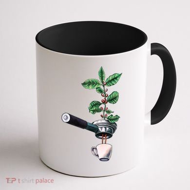 Coffee Plant Espresso Barista Coffee Mug back