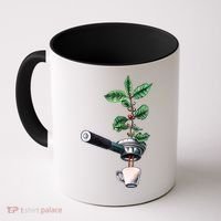 Coffee Plant Espresso Barista Coffee Mug thumb 0