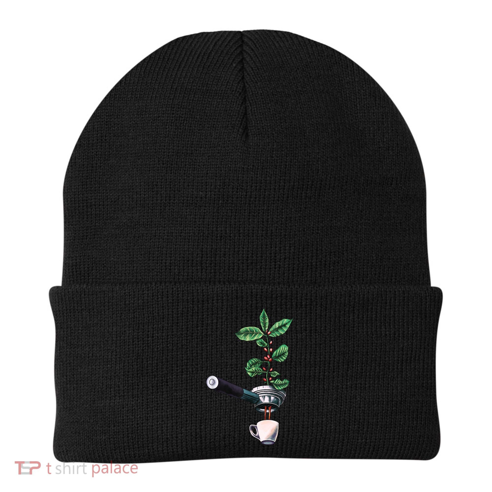 Coffee Plant Espresso Barista Beanie