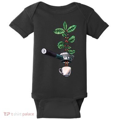 Coffee Plant Espresso Barista Baby Bodysuit
