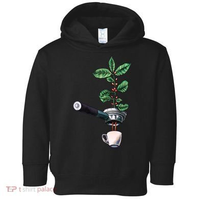 Coffee Plant Espresso Barista Toddler Hoodie