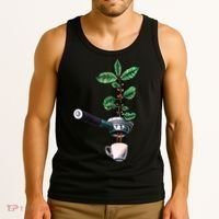 Coffee Plant Espresso Barista Tank Top thumb 3