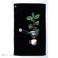 Coffee Plant Espresso Barista Golf Towel thumb 0