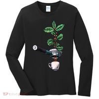 Coffee Plant Espresso Barista Women's Long Sleeve Shirt thumb 0