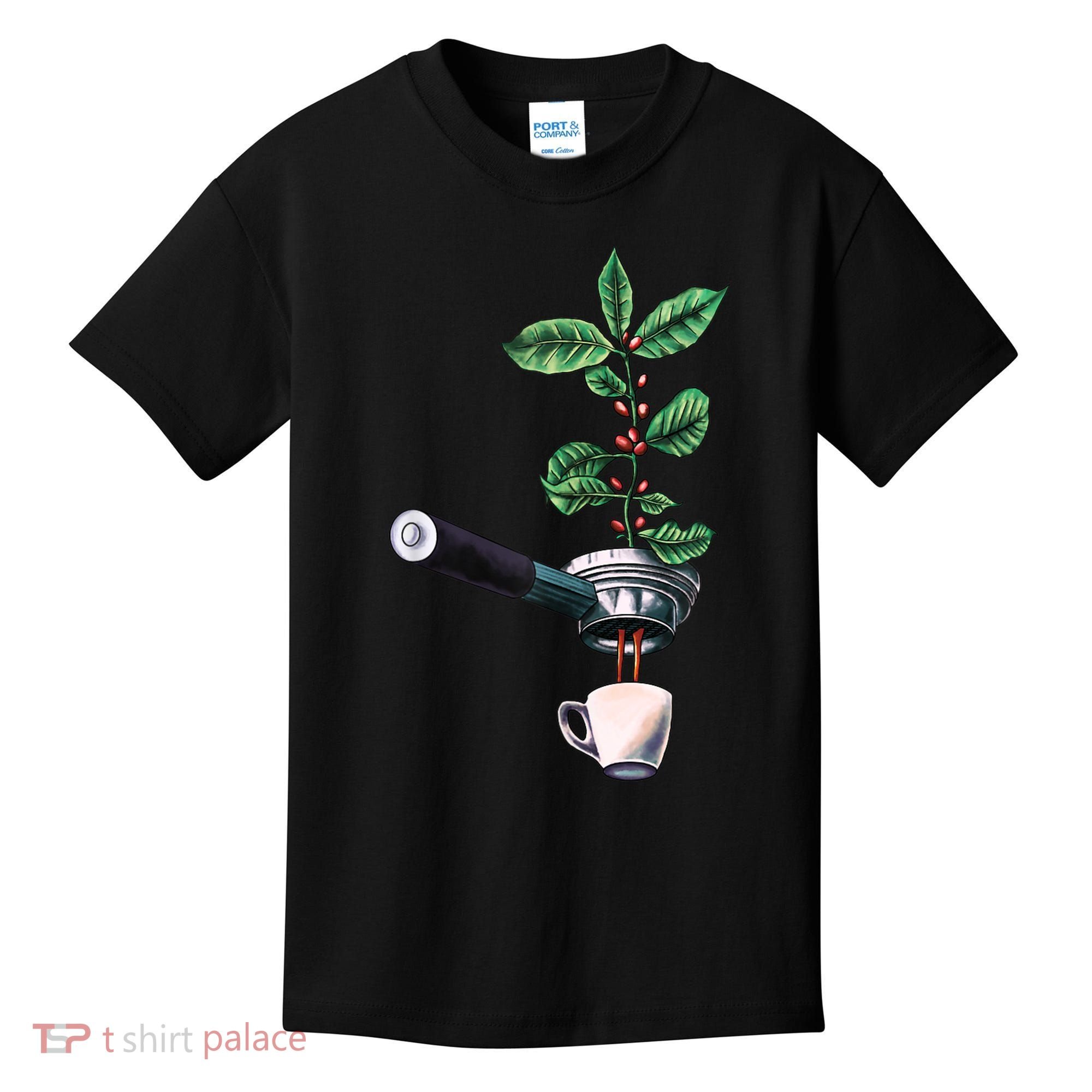 Coffee Plant Espresso Barista Kids T-Shirt