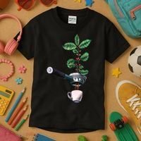 Coffee Plant Espresso Barista Kids T-Shirt thumb 3