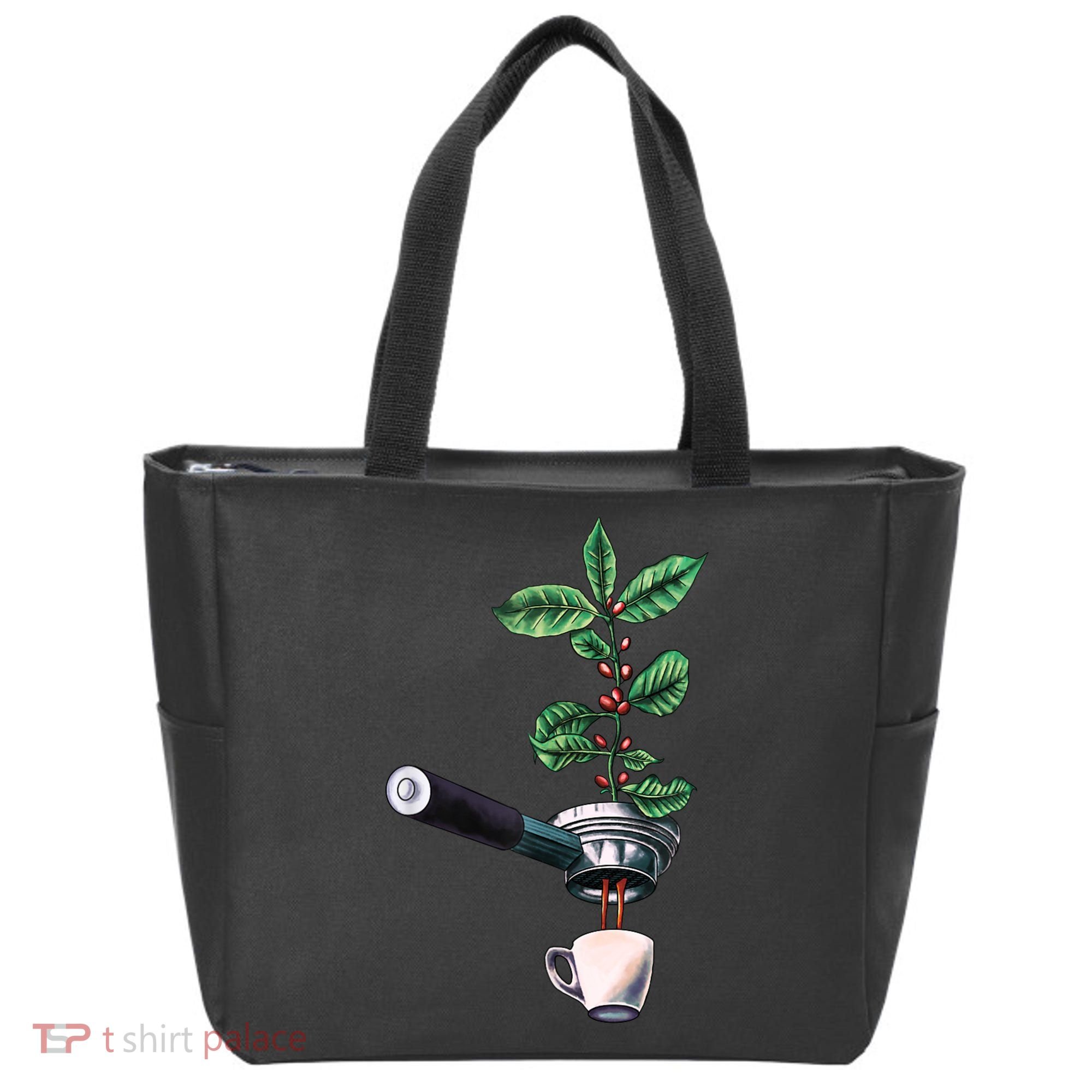 Coffee Plant Espresso Barista Tote Bag