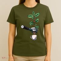 Coffee Plant Espresso Barista T-Shirt thumb 4