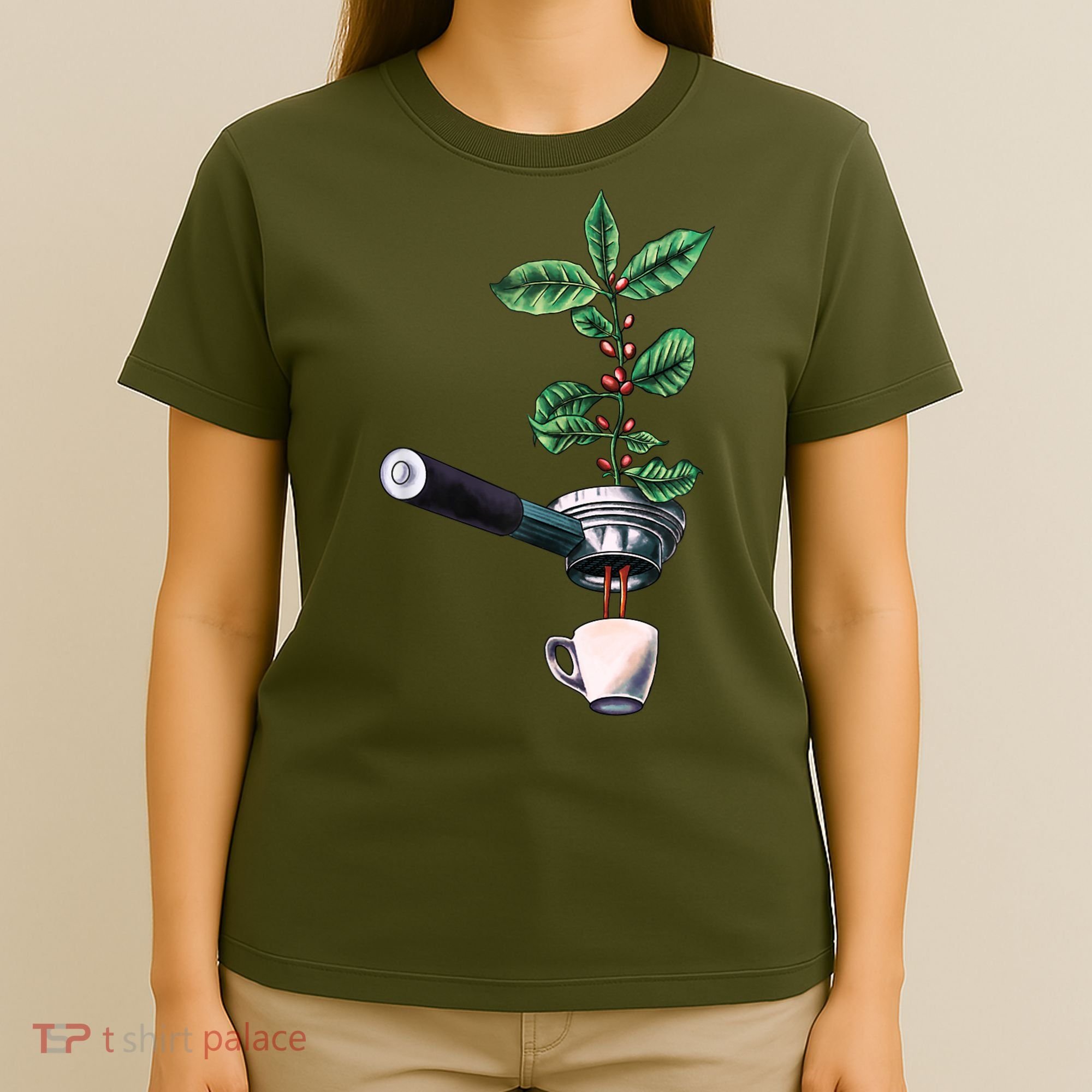 Coffee Plant Espresso Barista T-Shirt
