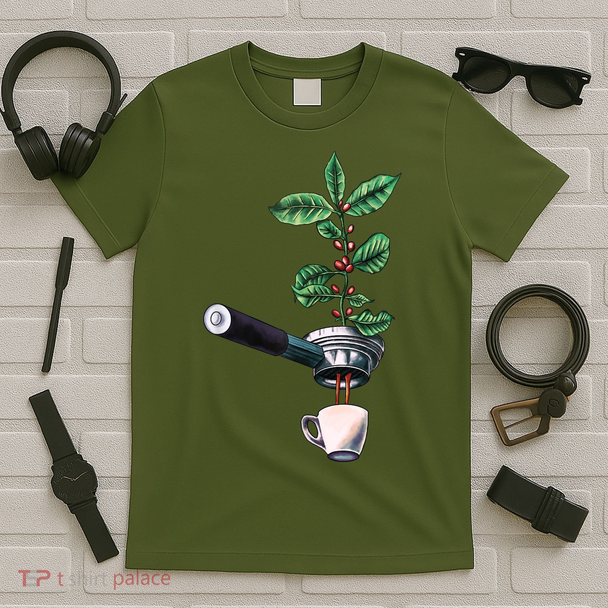 Coffee Plant Espresso Barista T-Shirt