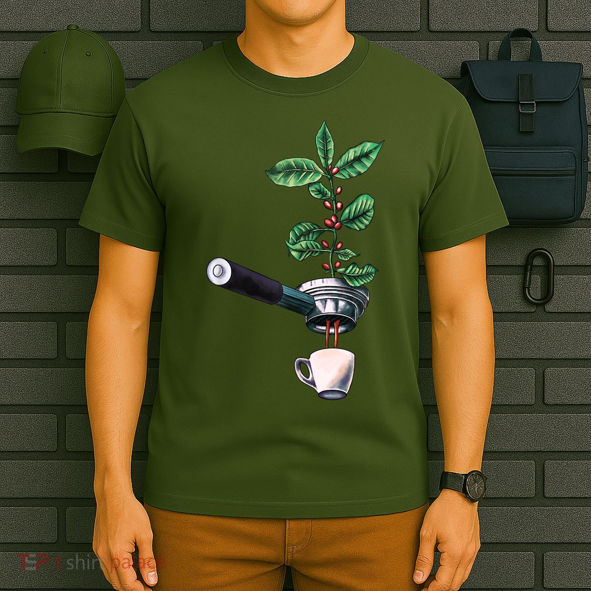 Coffee Plant Espresso Barista T-Shirt
