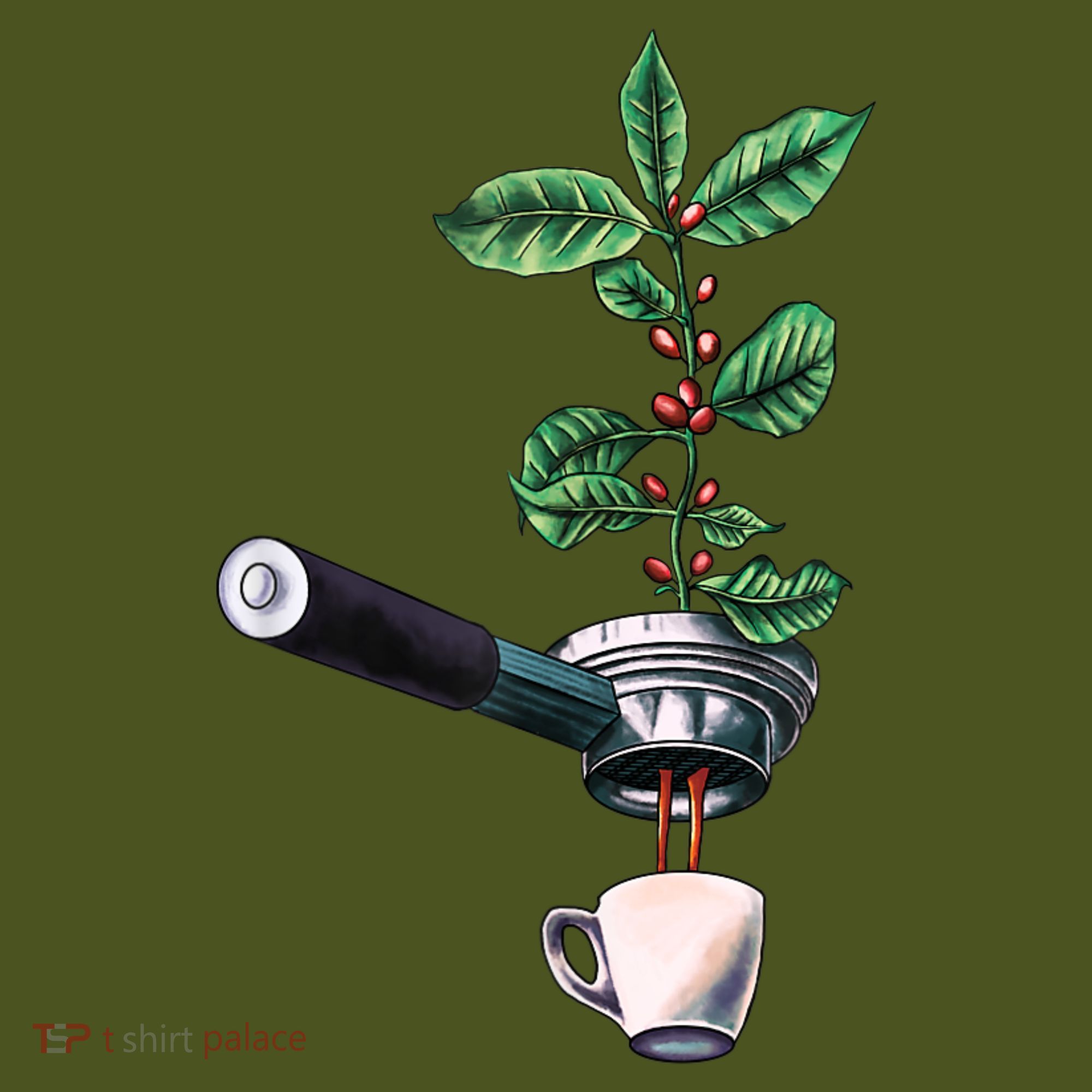 Coffee Plant Espresso Barista Mousepad