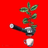 Coffee Plant Espresso Barista Santa Hat thumb 1