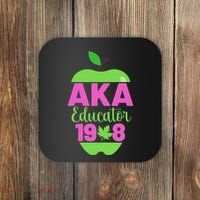Cute Pretty Educators And Teacher Funny A.K.A Educator Student Coaster thumb 0