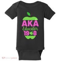 Cute Pretty Educators And Teacher Funny A.K.A Educator Student Baby Bodysuit thumb 0