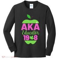 Cute Pretty Educators And Teacher Funny A.K.A Educator Student Kids Long Sleeve Shirt thumb 0