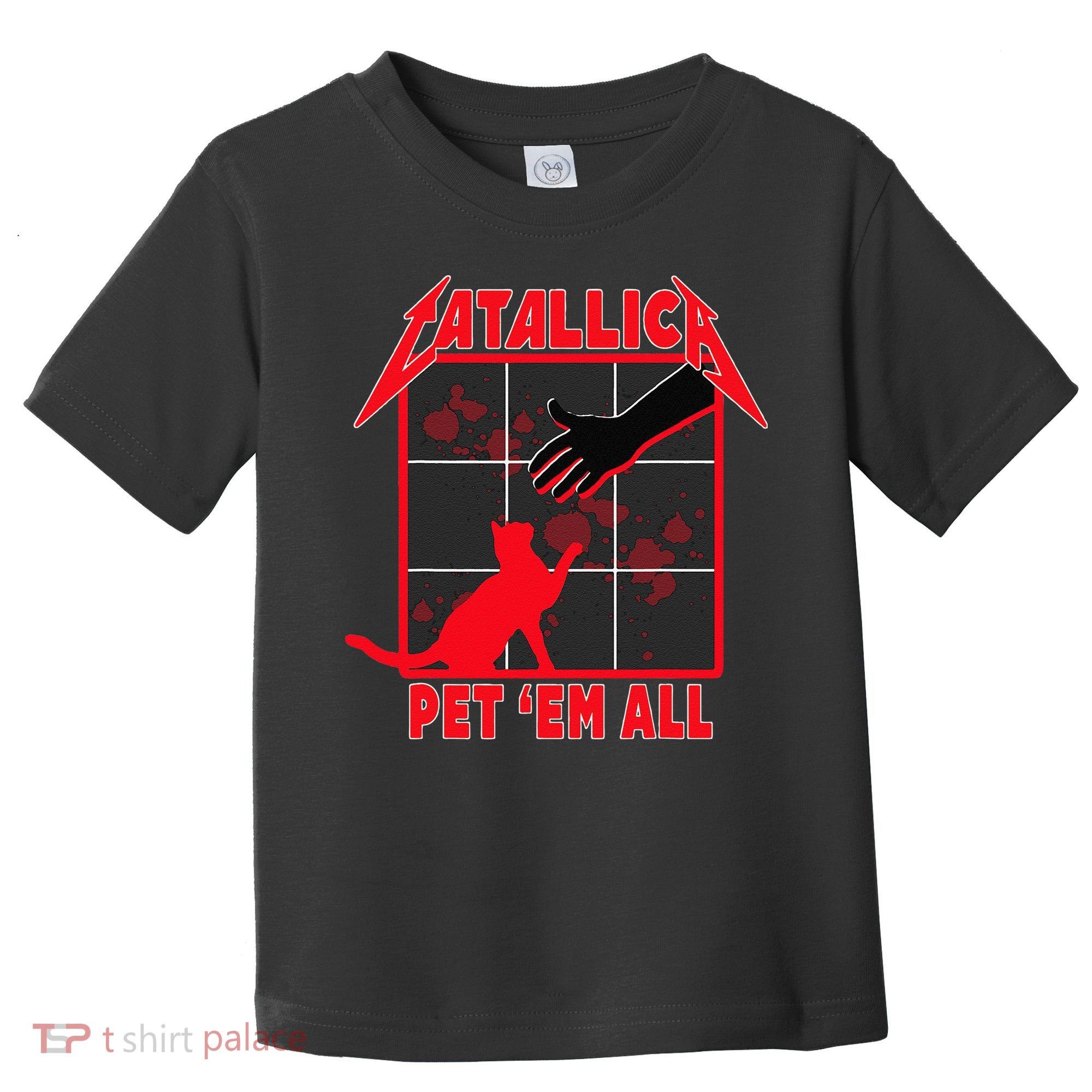 Catallica Pet Em All Funny Cat Toddler T-Shirt