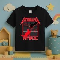Catallica Pet Em All Funny Cat Toddler T-Shirt thumb 3