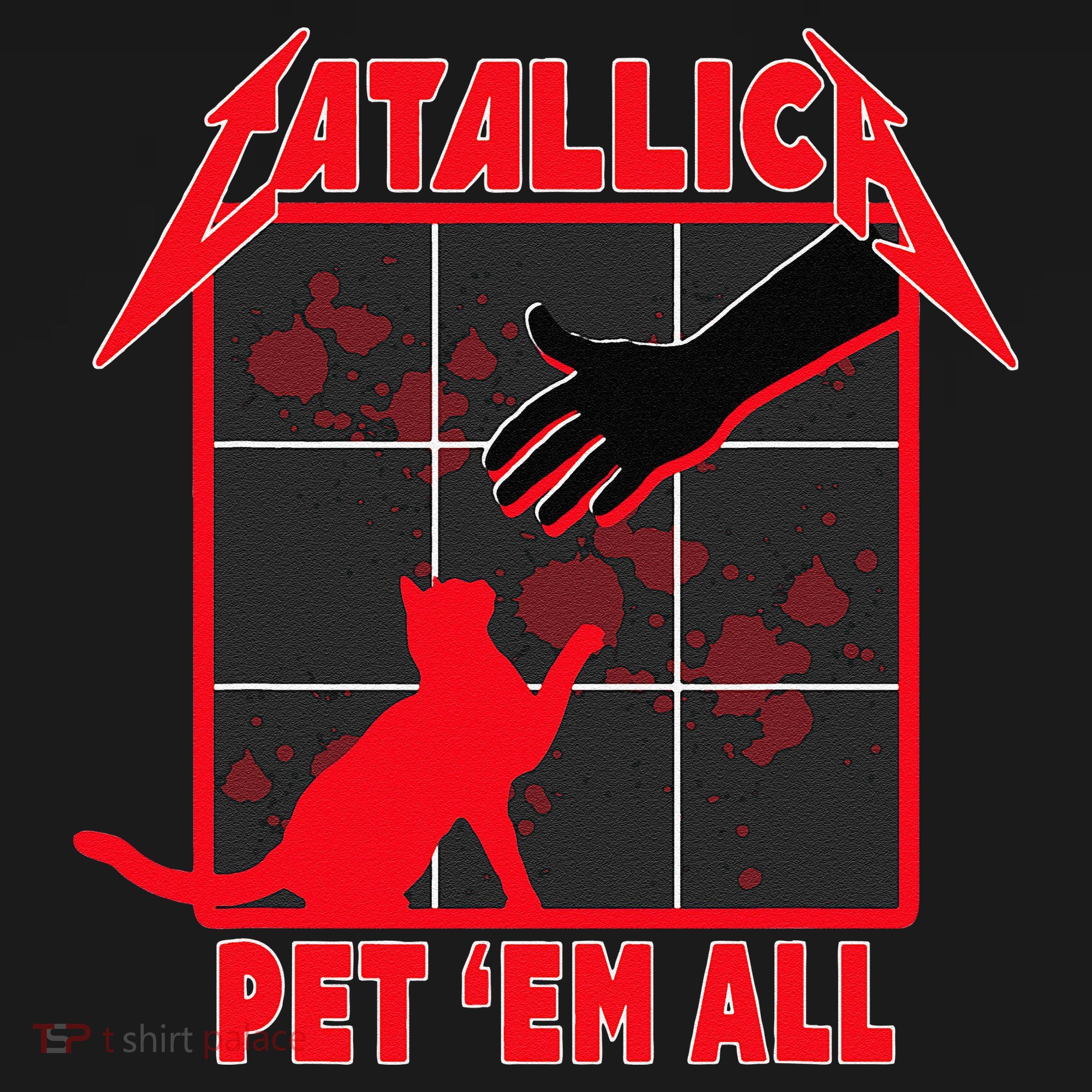 Catallica Pet Em All Funny Cat Toddler T-Shirt