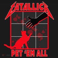 Catallica Pet Em All Funny Cat Women's Long Sleeve Shirt thumb 2