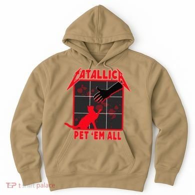 Catallica Pet Em All Funny Cat Hoodie