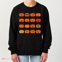 Cute Pumpkin Emoji Women's Sweatshirt thumb 0