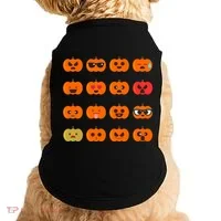 Cute Pumpkin Emoji Doggie Tank thumb 0