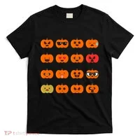 Cute Pumpkin Emoji T-Shirt thumb 0