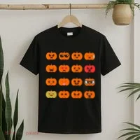 Cute Pumpkin Emoji T-Shirt thumb 2