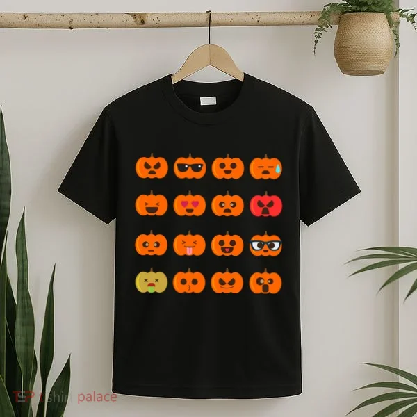 Cute Pumpkin Emoji T-Shirt