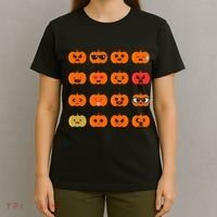 Cute Pumpkin Emoji T-Shirt thumb 4