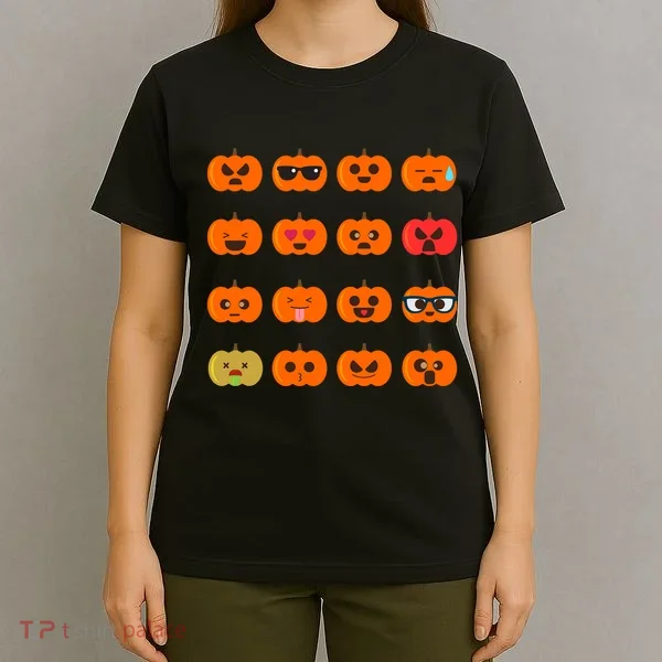 Cute Pumpkin Emoji T-Shirt